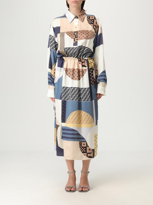 Fendi Dress Woman Blue