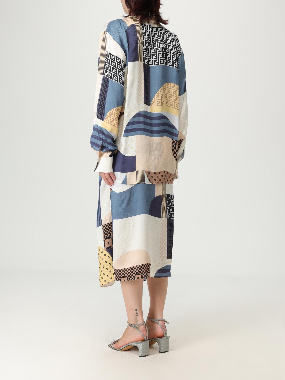 Fendi Dress Woman Blue