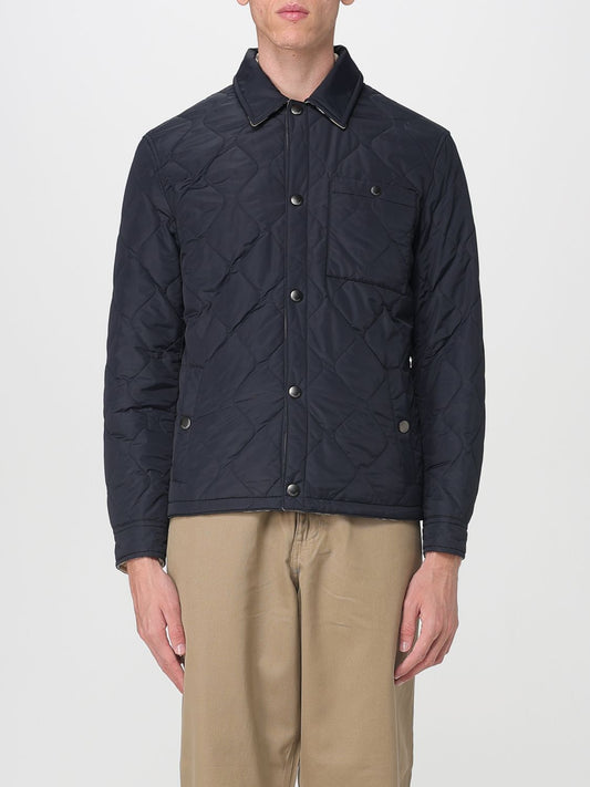 Burberry Coat Men Blue
