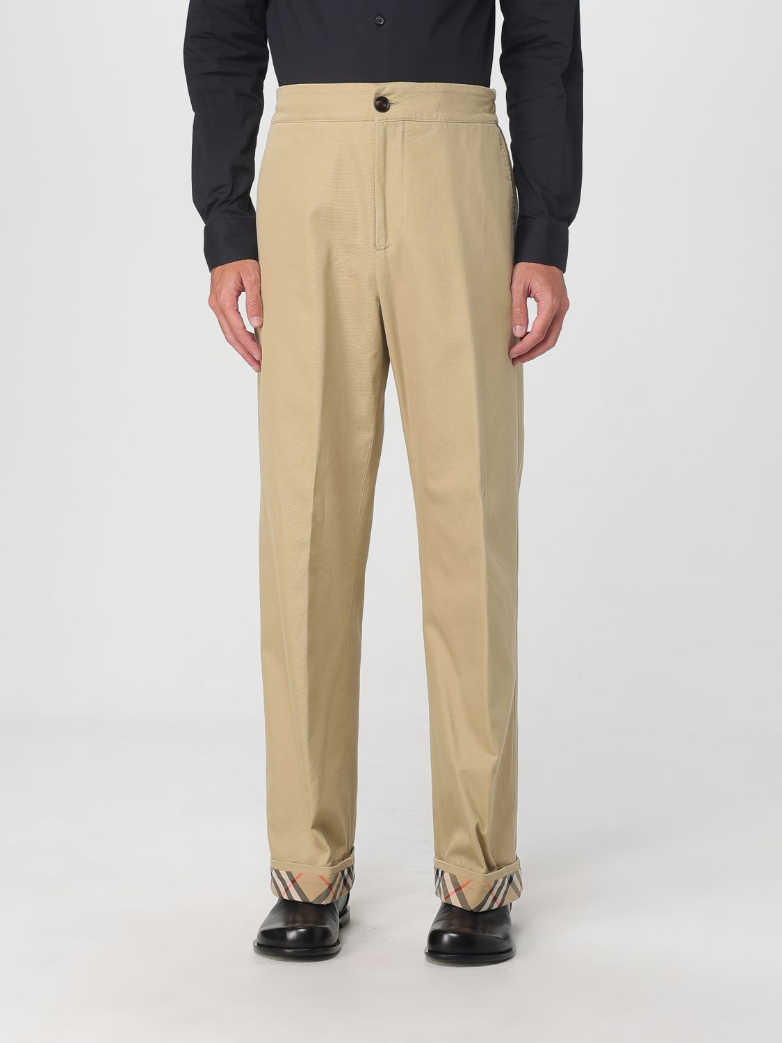Burberry Pants Men Beige