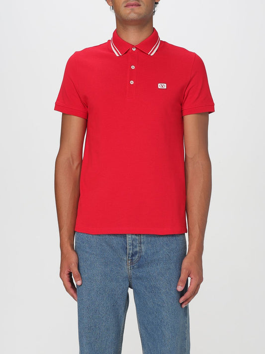 Valentino Polo Shirt Men Red