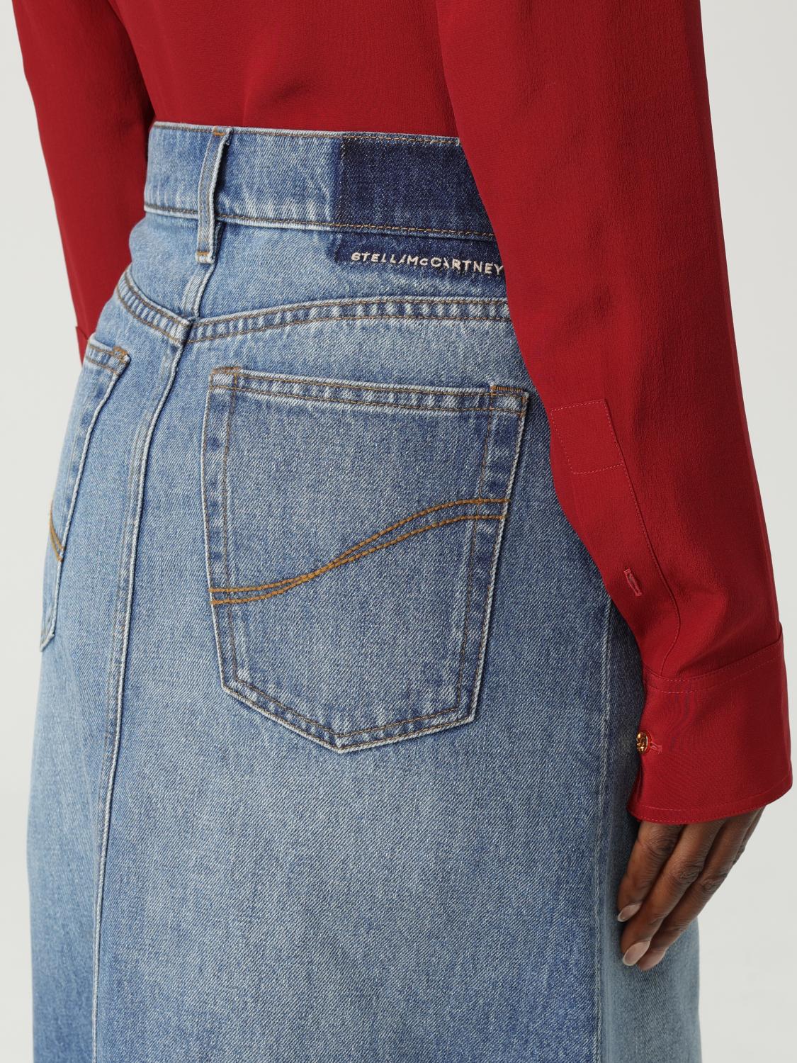 スカート STELLA MCCARTNEY Woman Skirt Denim 6D04103SQH27 4153 Stella Mccartney Skirt Woman Denim – Modishus