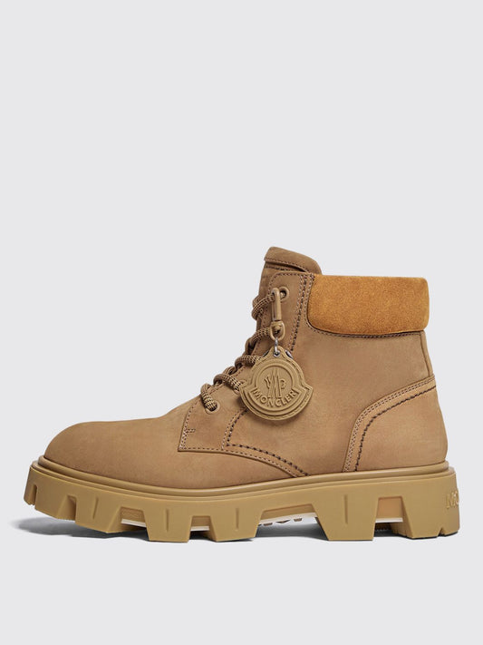 Moncler Boots Men Brown