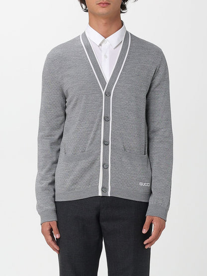 Gucci Cardigan Men Grey