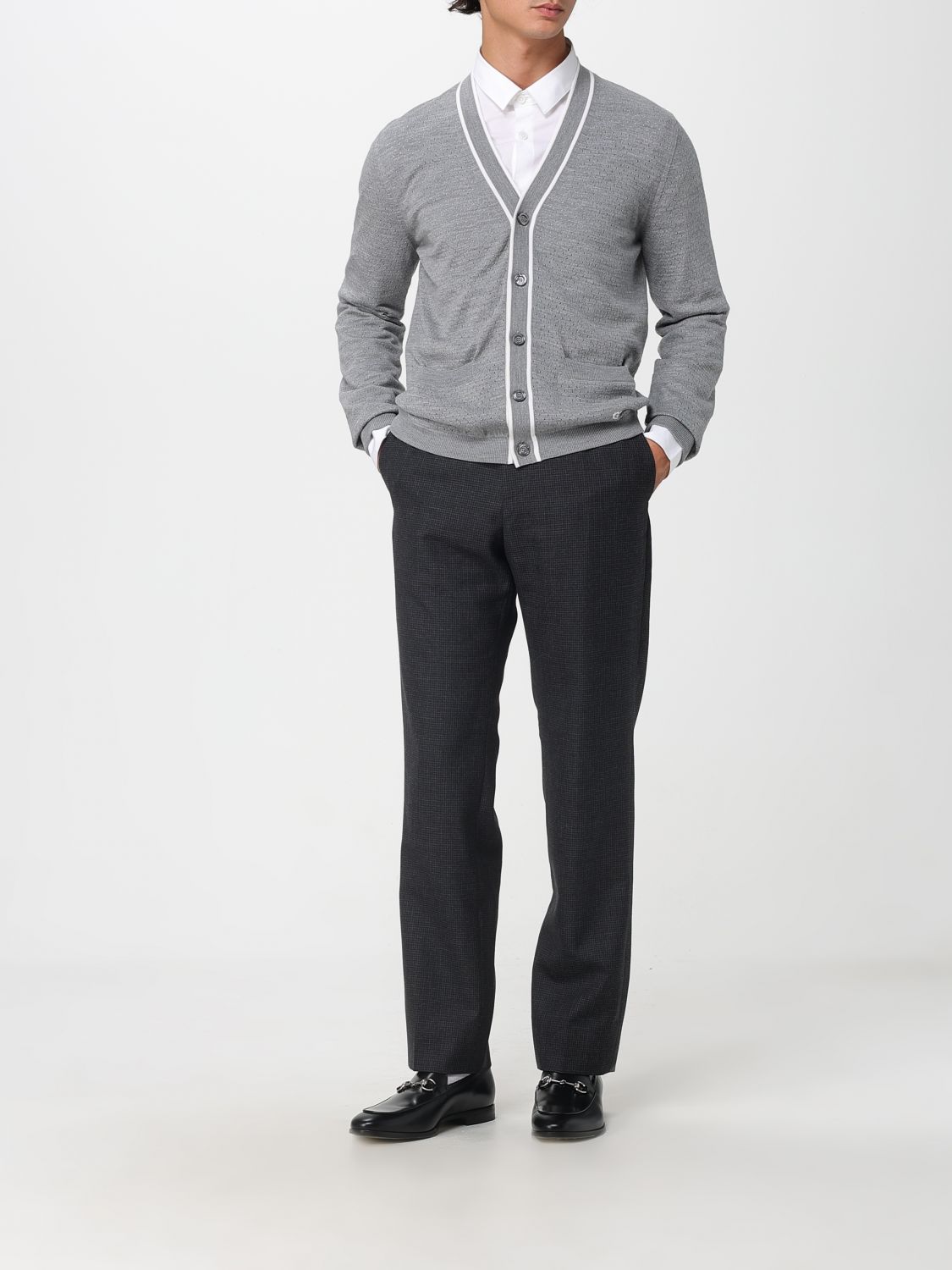 Gucci Cardigan Men Grey