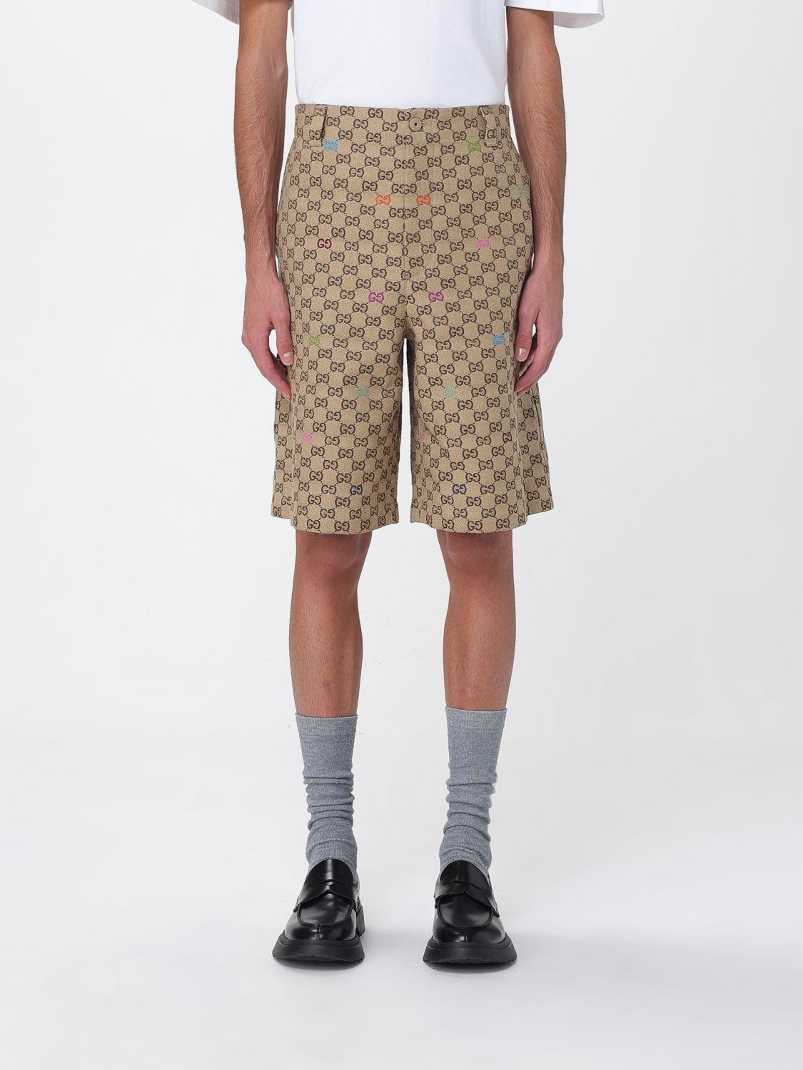Gucci Shorts Men Camel