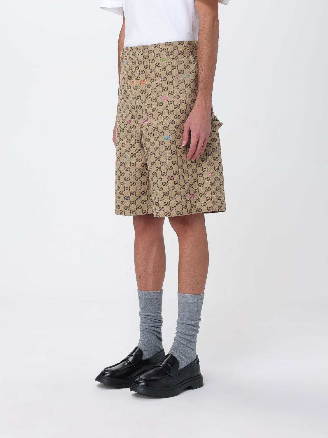 Gucci Shorts Men Camel