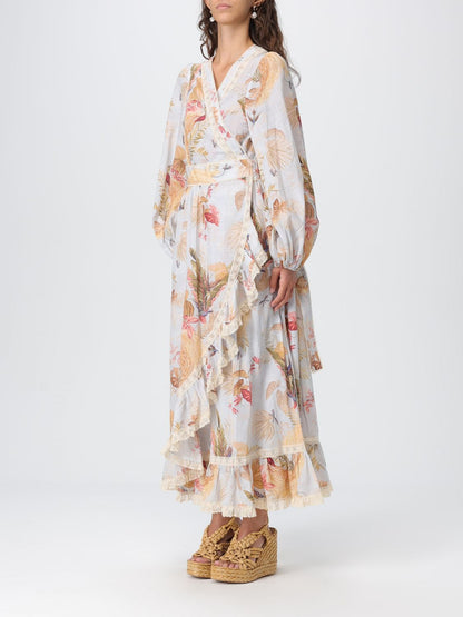 Zimmermann Dress Woman Gnawed Blue