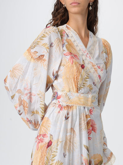 Zimmermann Dress Woman Gnawed Blue