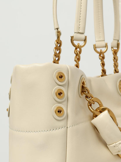 Balmain Shoulder Bag Woman Beige