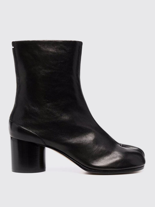 Maison Margiela Flat Ankle Boots Woman Black