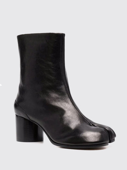 Maison Margiela Flat Ankle Boots Woman Black