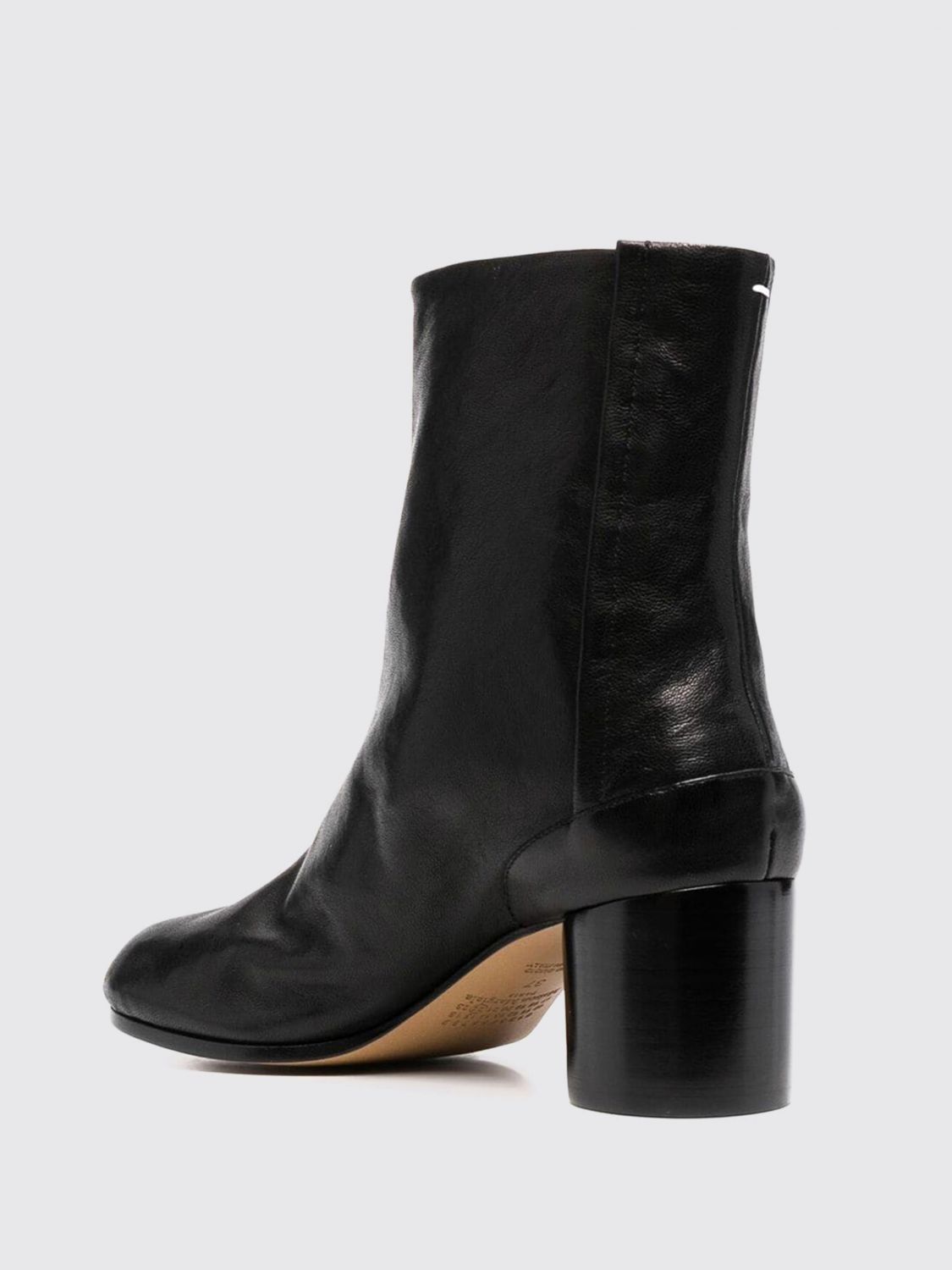 Maison Margiela Flat Ankle Boots Woman Black