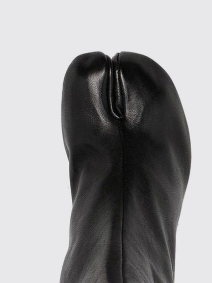 Maison Margiela Flat Ankle Boots Woman Black