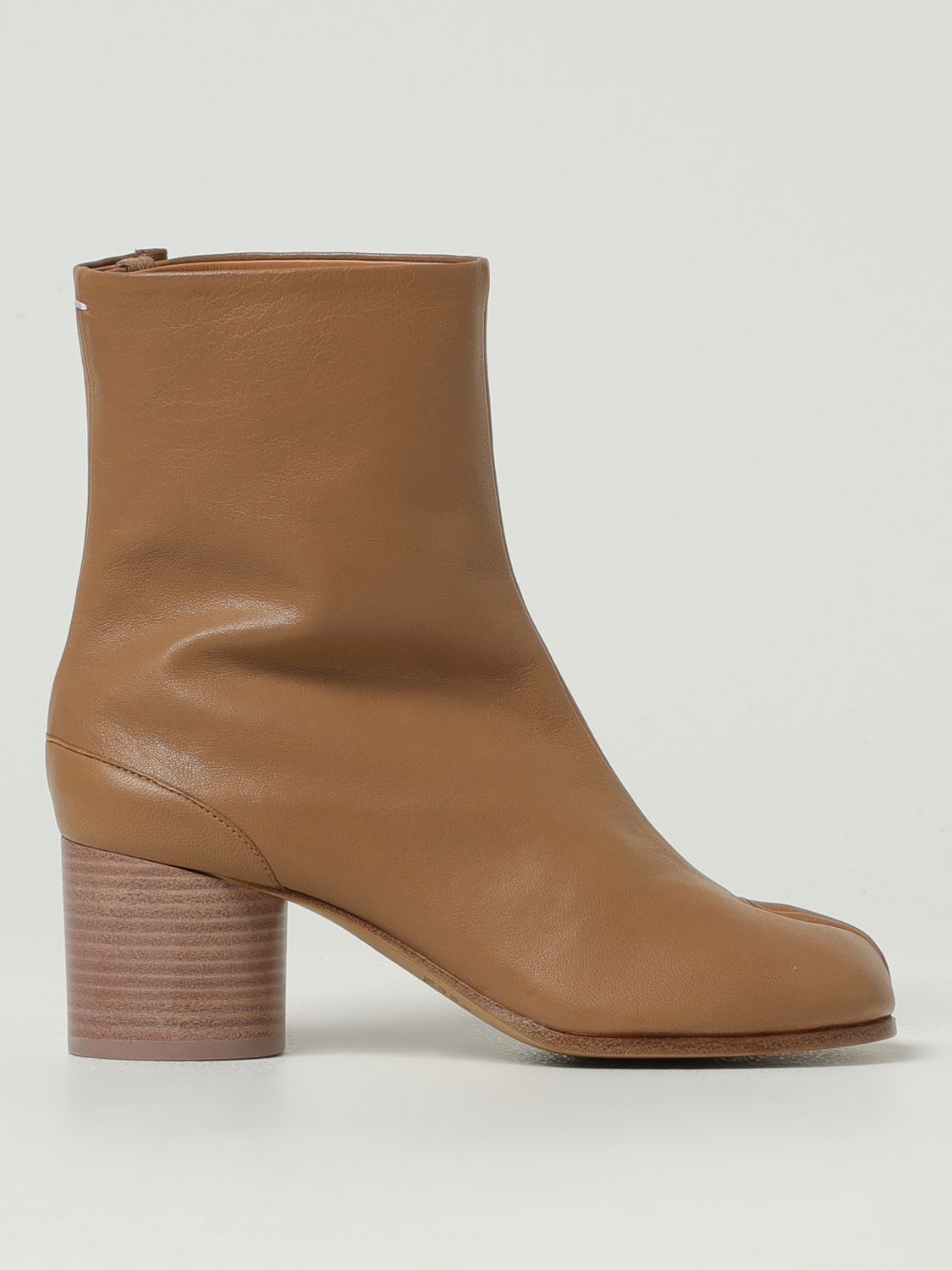 Maison Margiela Flat Ankle Boots Woman Safari