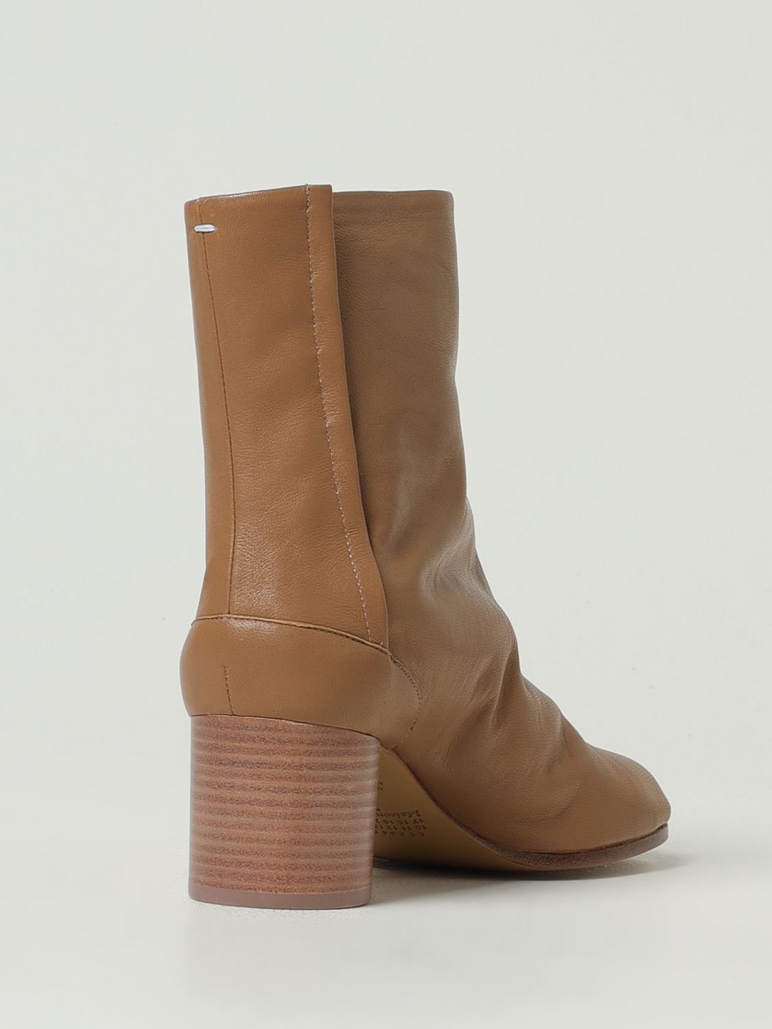 Maison Margiela Flat Ankle Boots Woman Safari