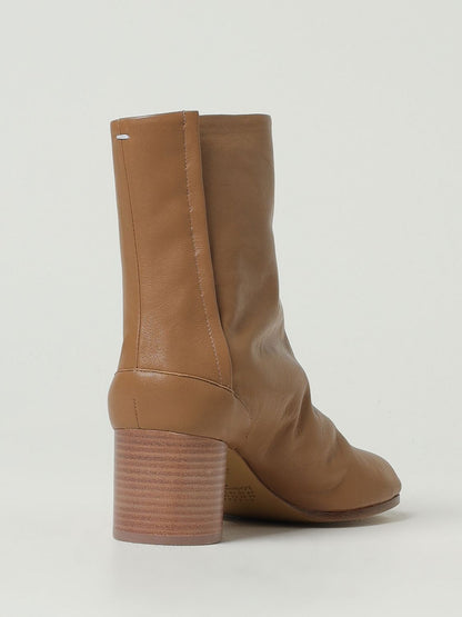 Maison Margiela Flat Ankle Boots Woman Safari