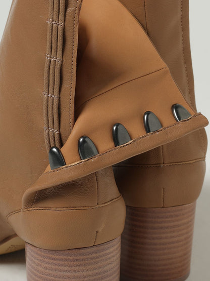 Maison Margiela Flat Ankle Boots Woman Safari