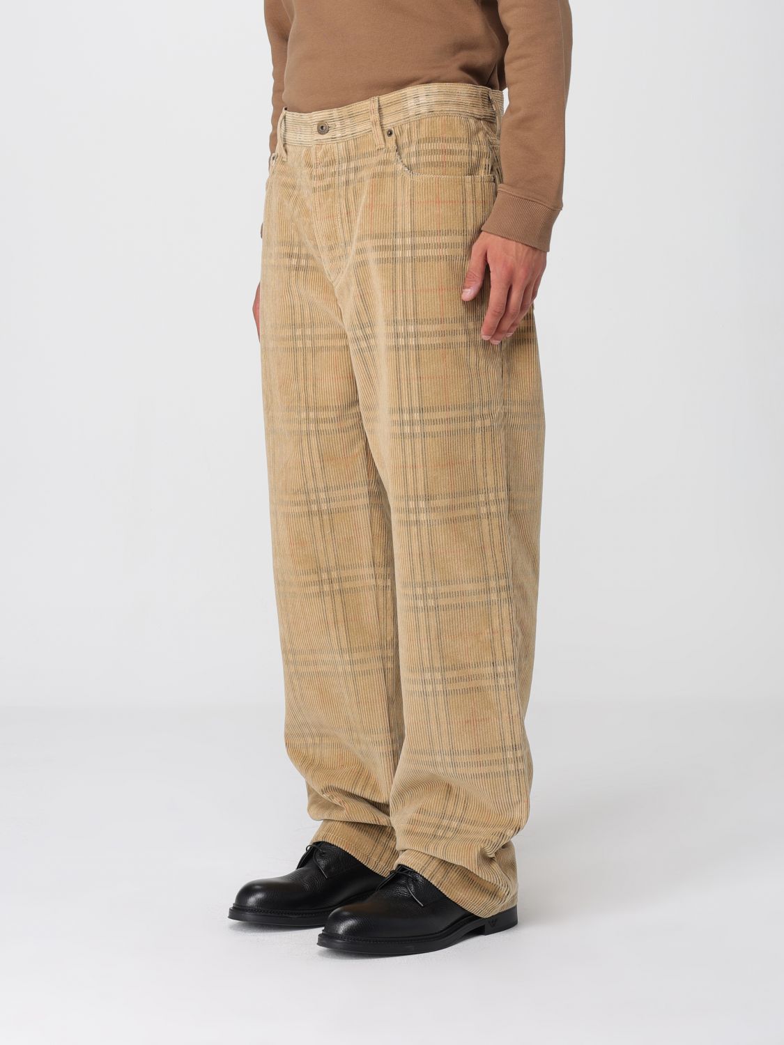 Burberry Pants Men Sand