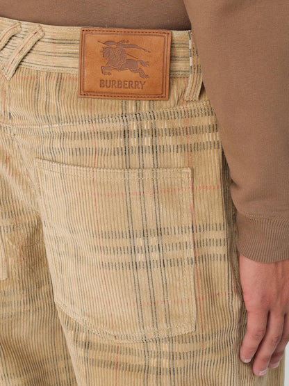 Burberry Pants Men Sand