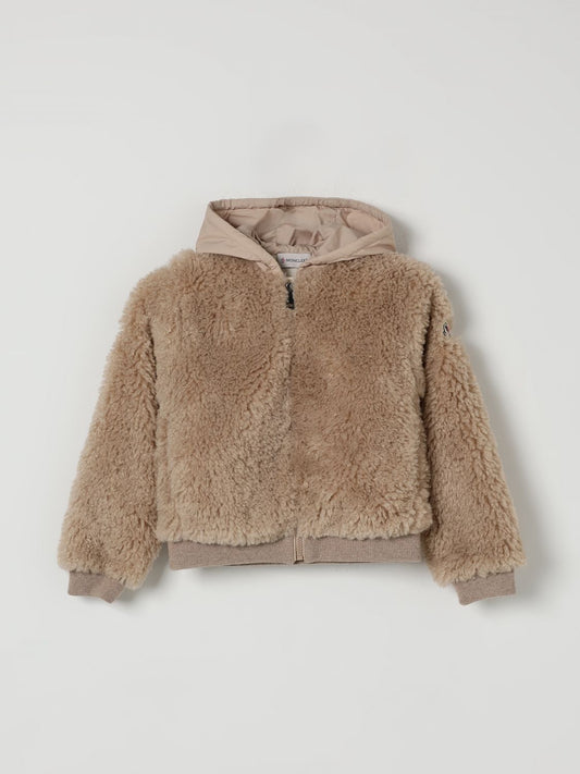 Moncler Coat Kids Beige