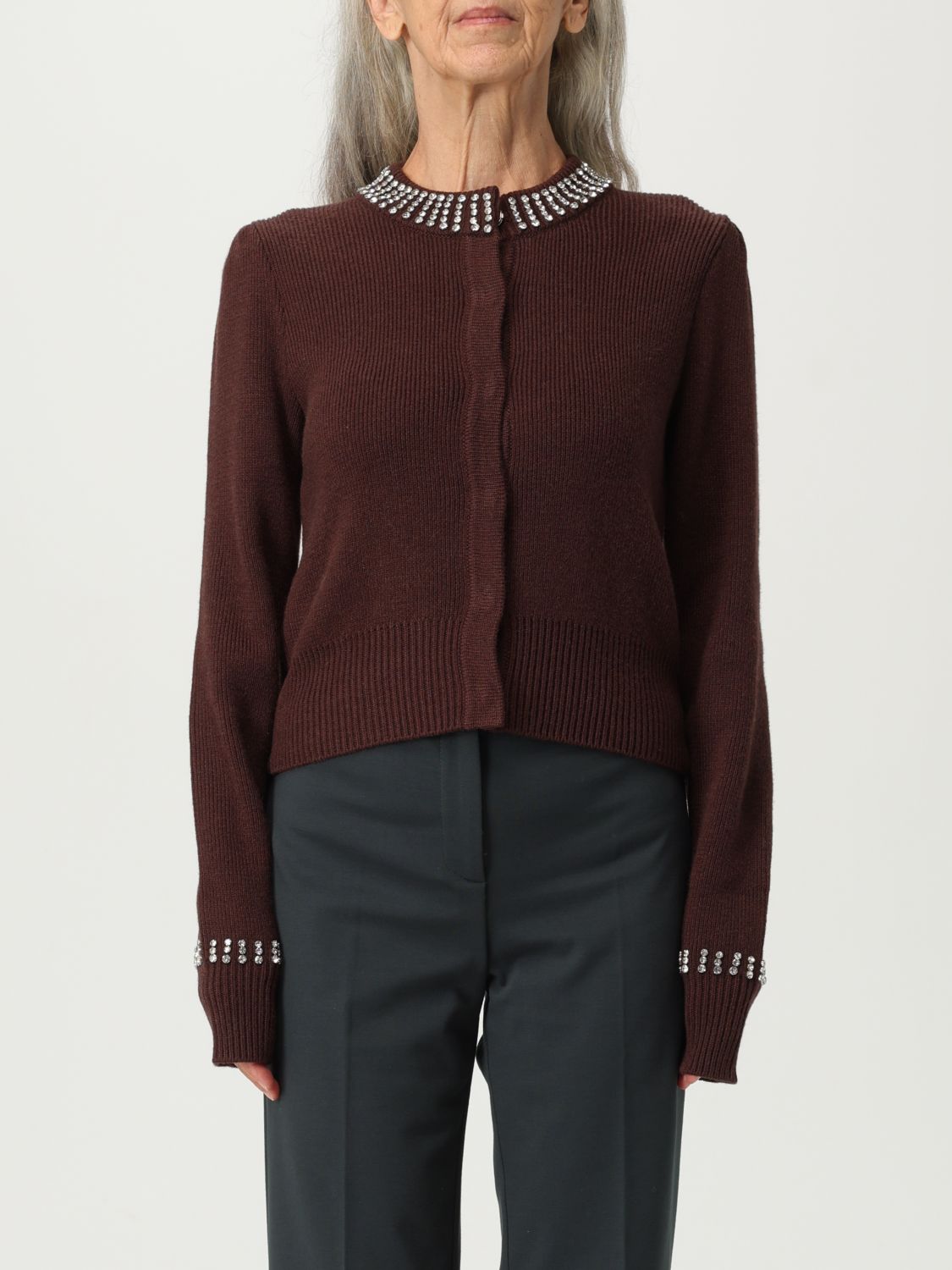 Pinko Cardigan Woman Brown