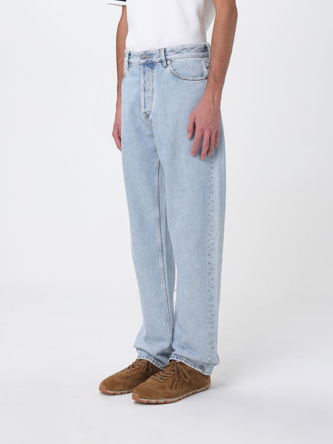 Gucci Jeans Men Gnawed Blue