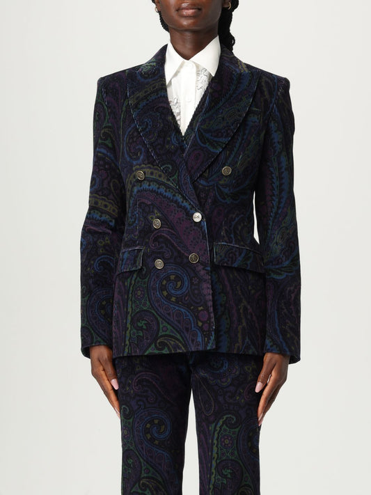 Etro Blazer Woman Blue