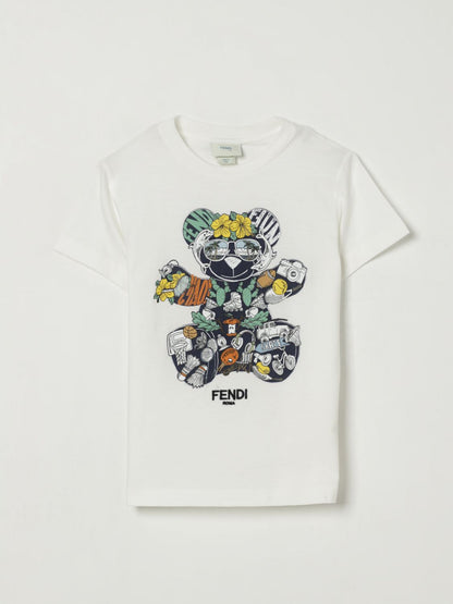 Fendi T Shirt Kids White