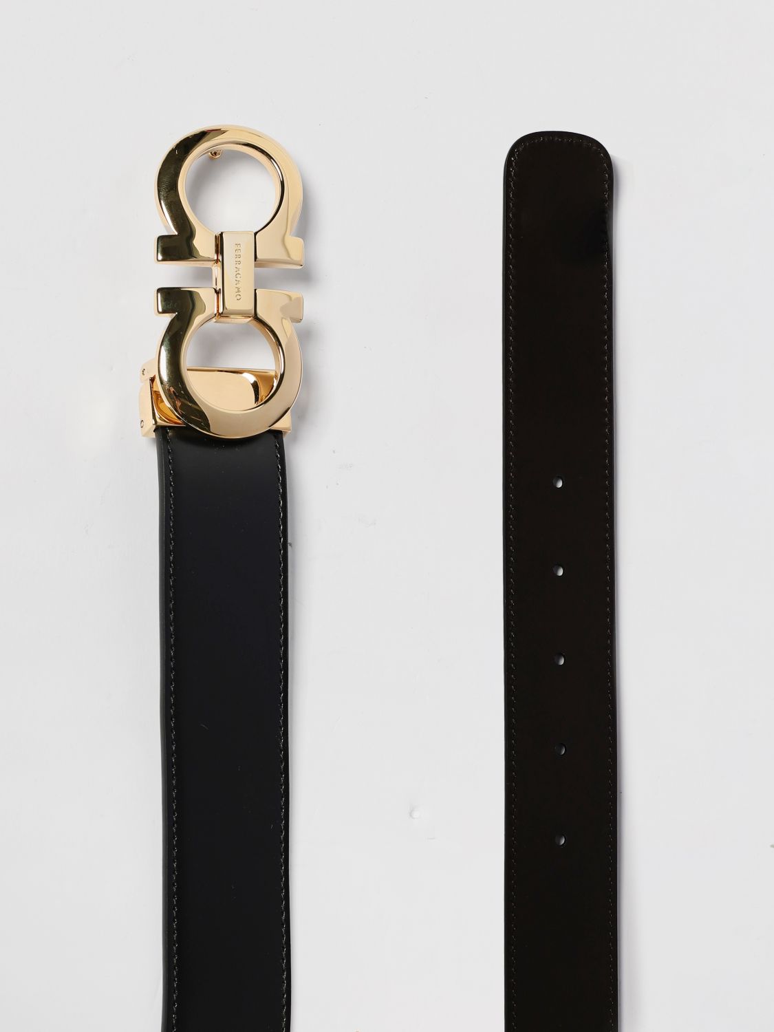 Ferragamo Belt Men Black