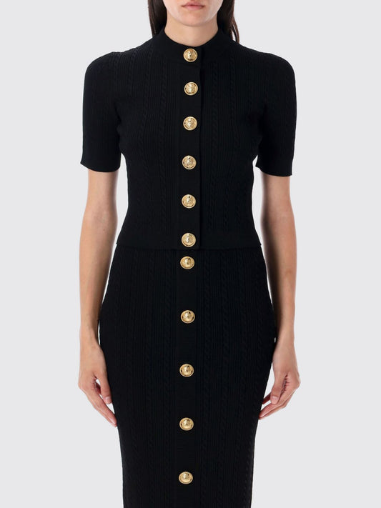 Balmain Cardigan Woman Black