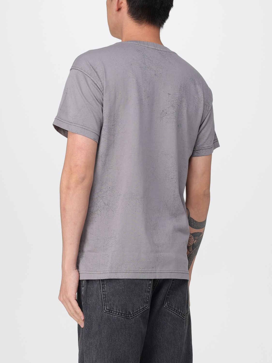 Diesel T Shirt Men Charcoal