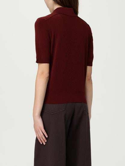 Burberry Polo Shirt Woman Brick Red
