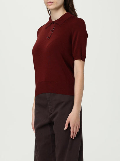 Burberry Polo Shirt Woman Brick Red