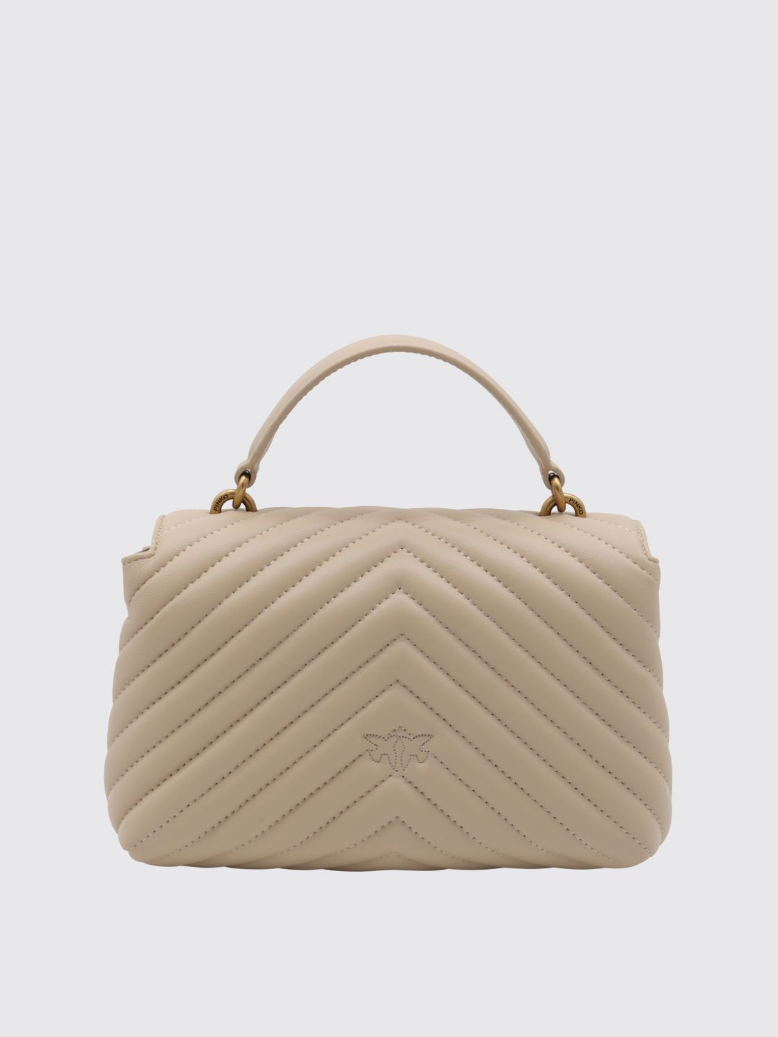Pinko Handbag Woman Beige