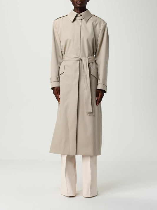 Boss Coat Woman Beige
