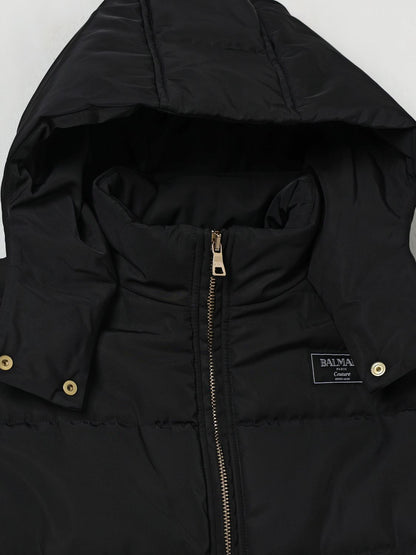 Balmain Coat Kids Black