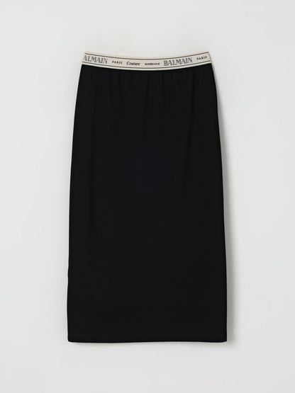 Balmain Skirt Kids Black