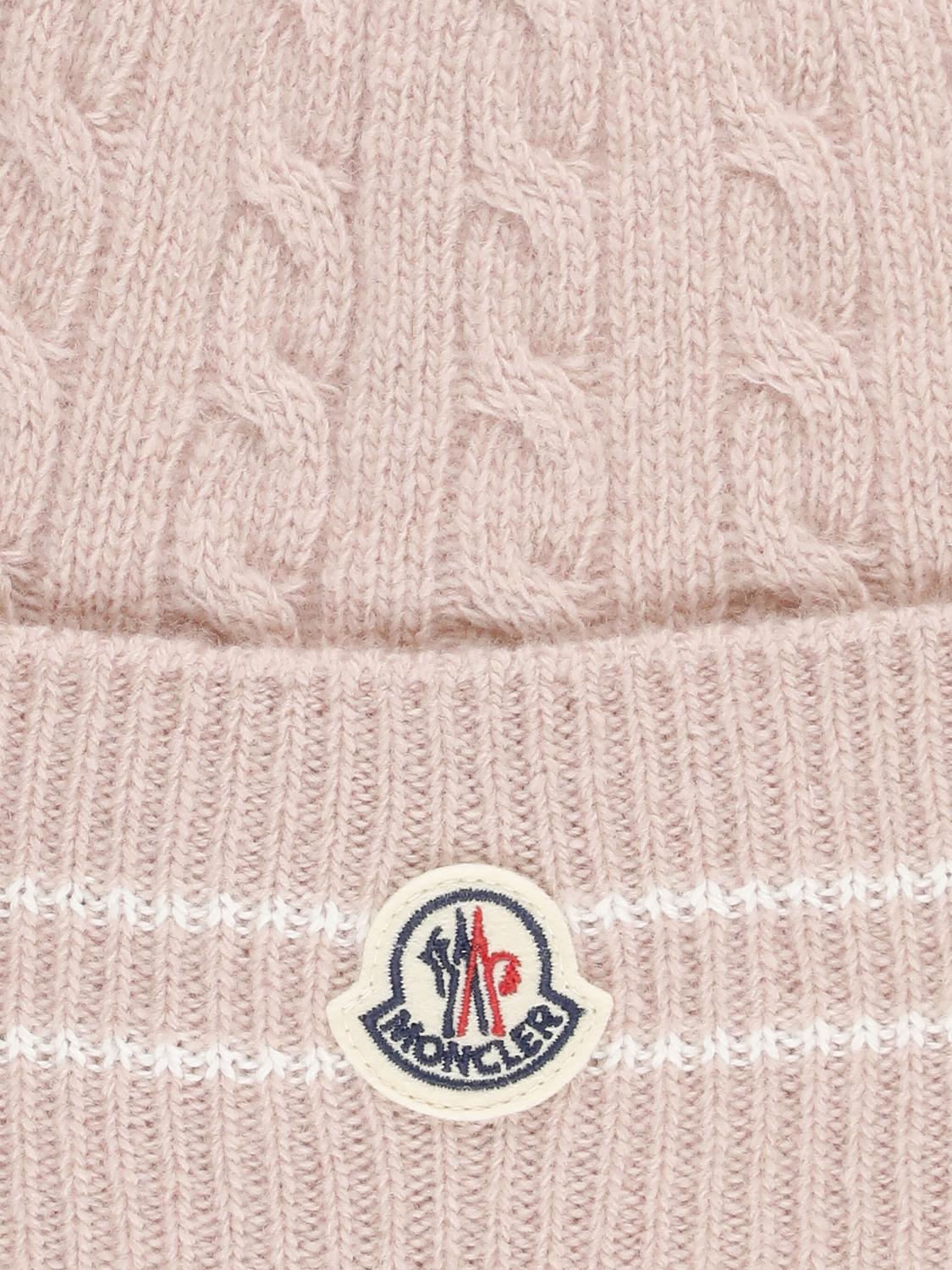 Moncler Girls' Hats Kids Pink