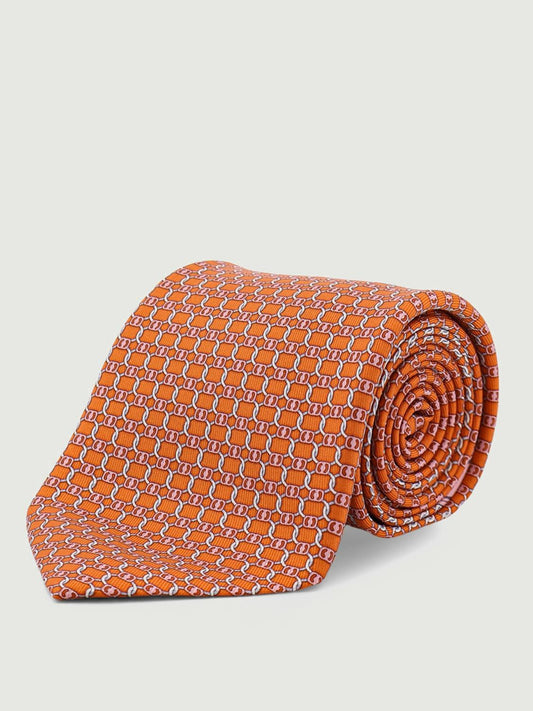 Ferragamo Tie Men Orange