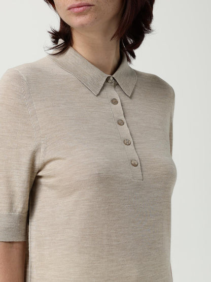 Boss Polo Shirt Woman Beige