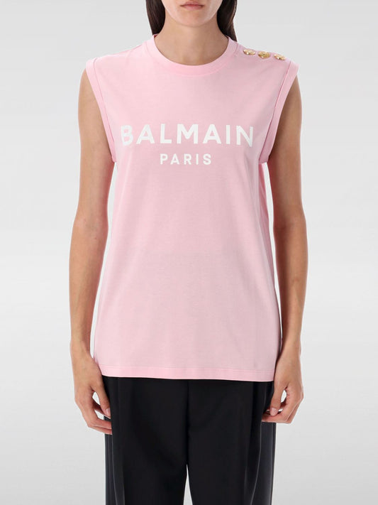 Balmain T Shirt Woman Pink