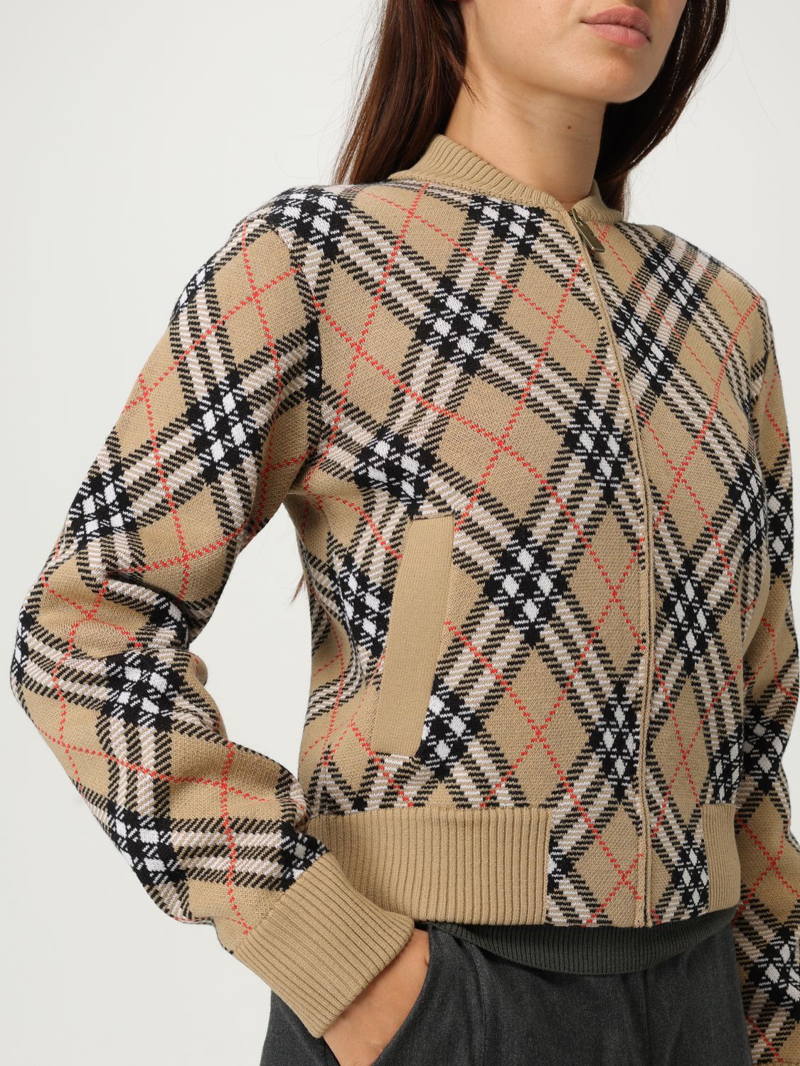 Burberry Jacket Woman Sand