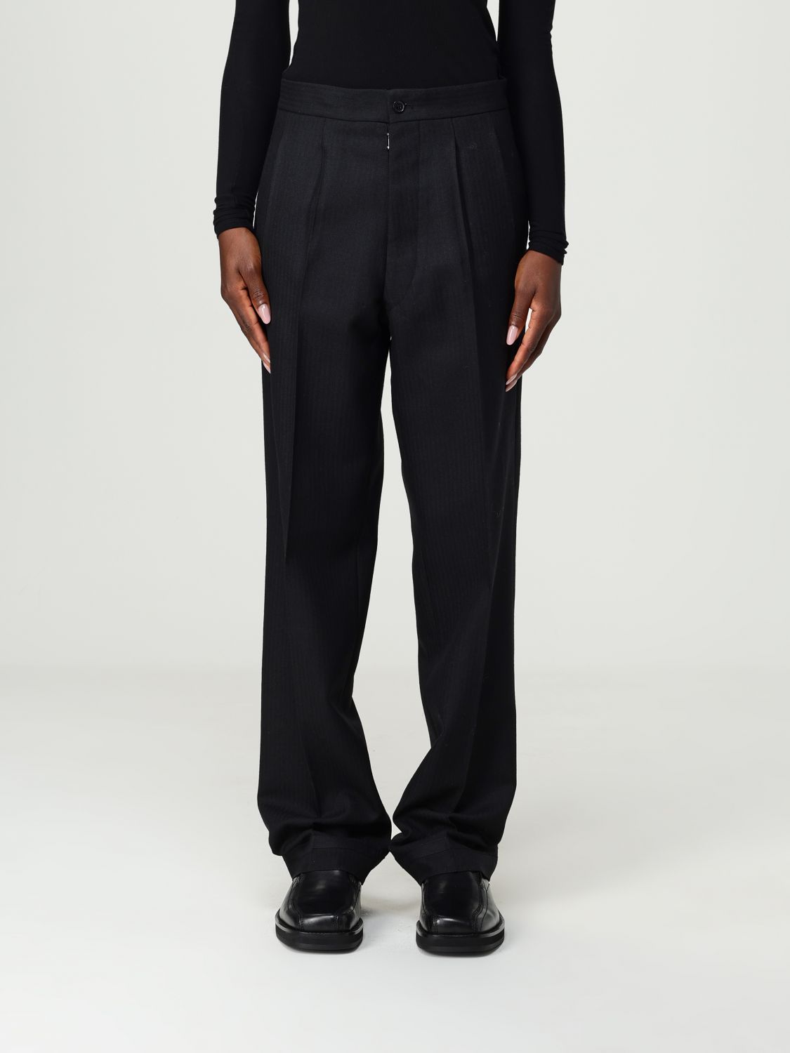 Maison Margiela Pants Woman Black