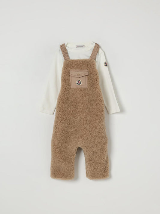 Moncler Romper Kids Beige