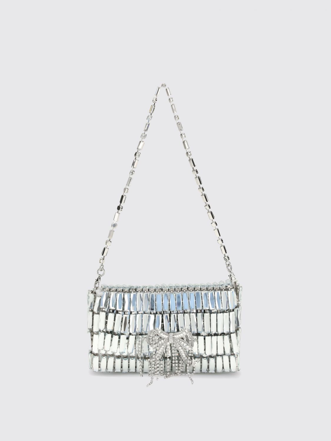 Self Portrait Shoulder Bag Woman Silver