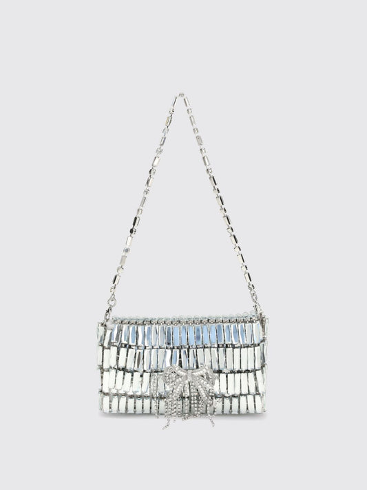 Self Portrait Shoulder Bag Woman Silver
