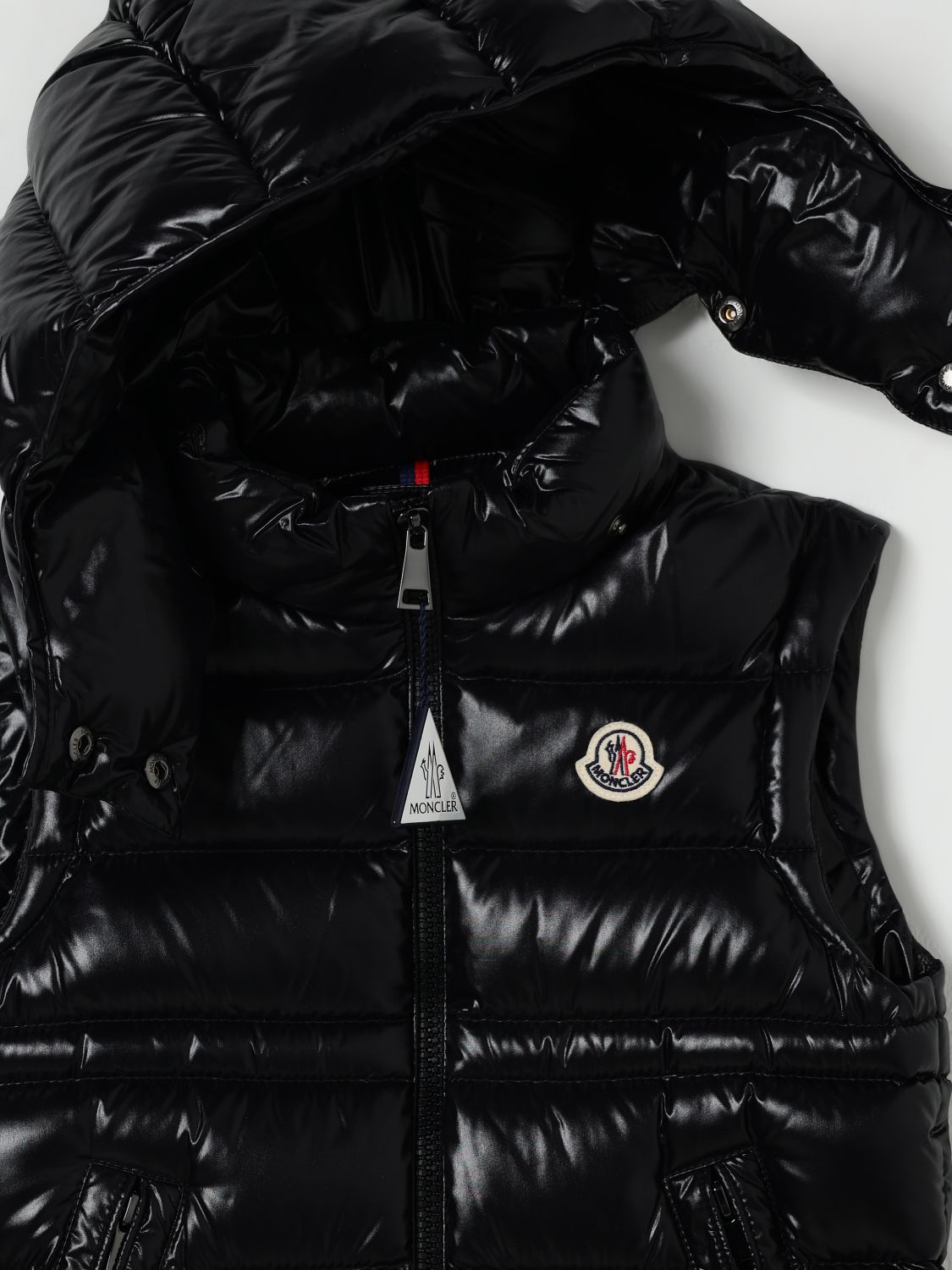 Moncler Waistcoat Kids Black