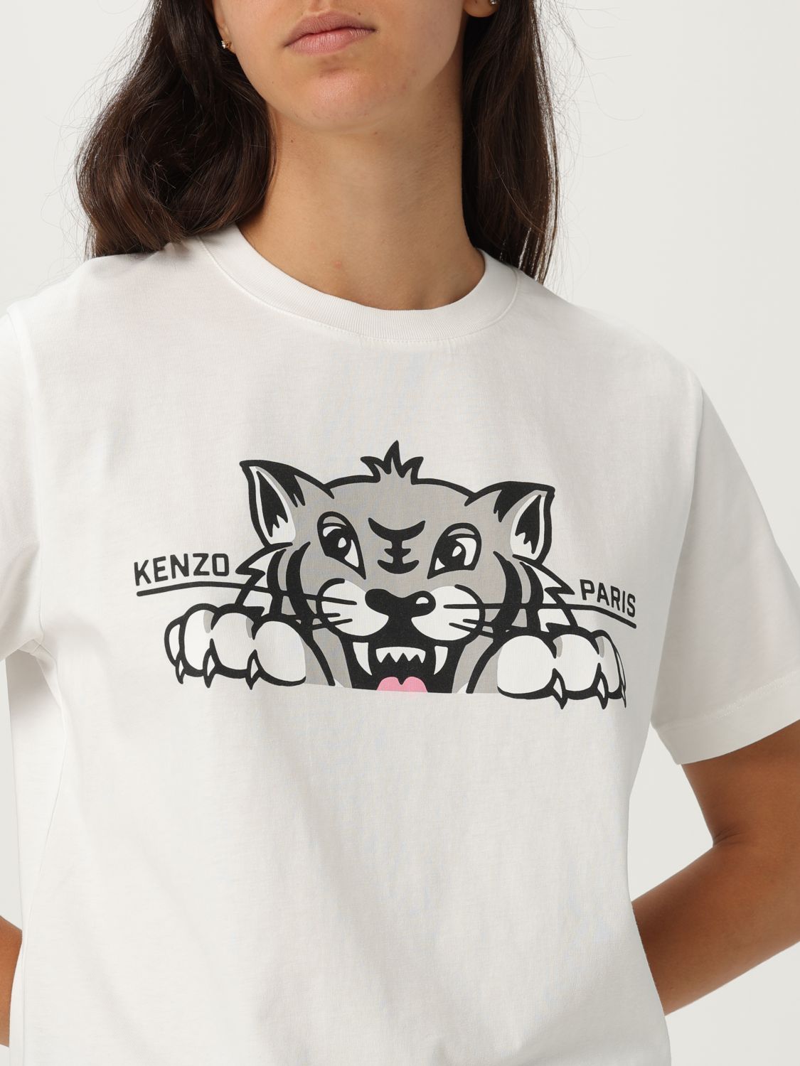 Kenzo Polo Shirt Woman Beige