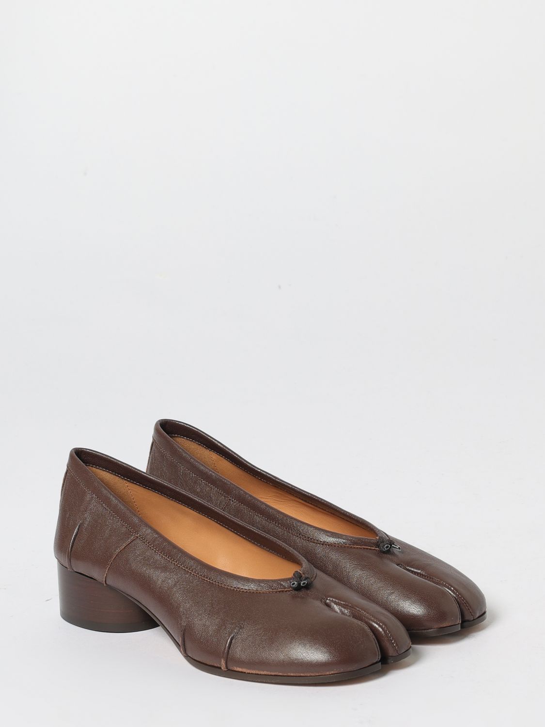 Maison Margiela Ballet Flat Woman Brown
